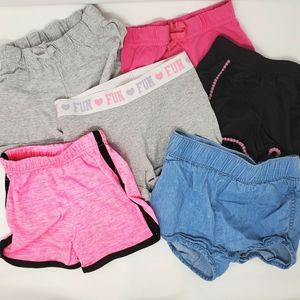Little girls shorts lot (bundle)